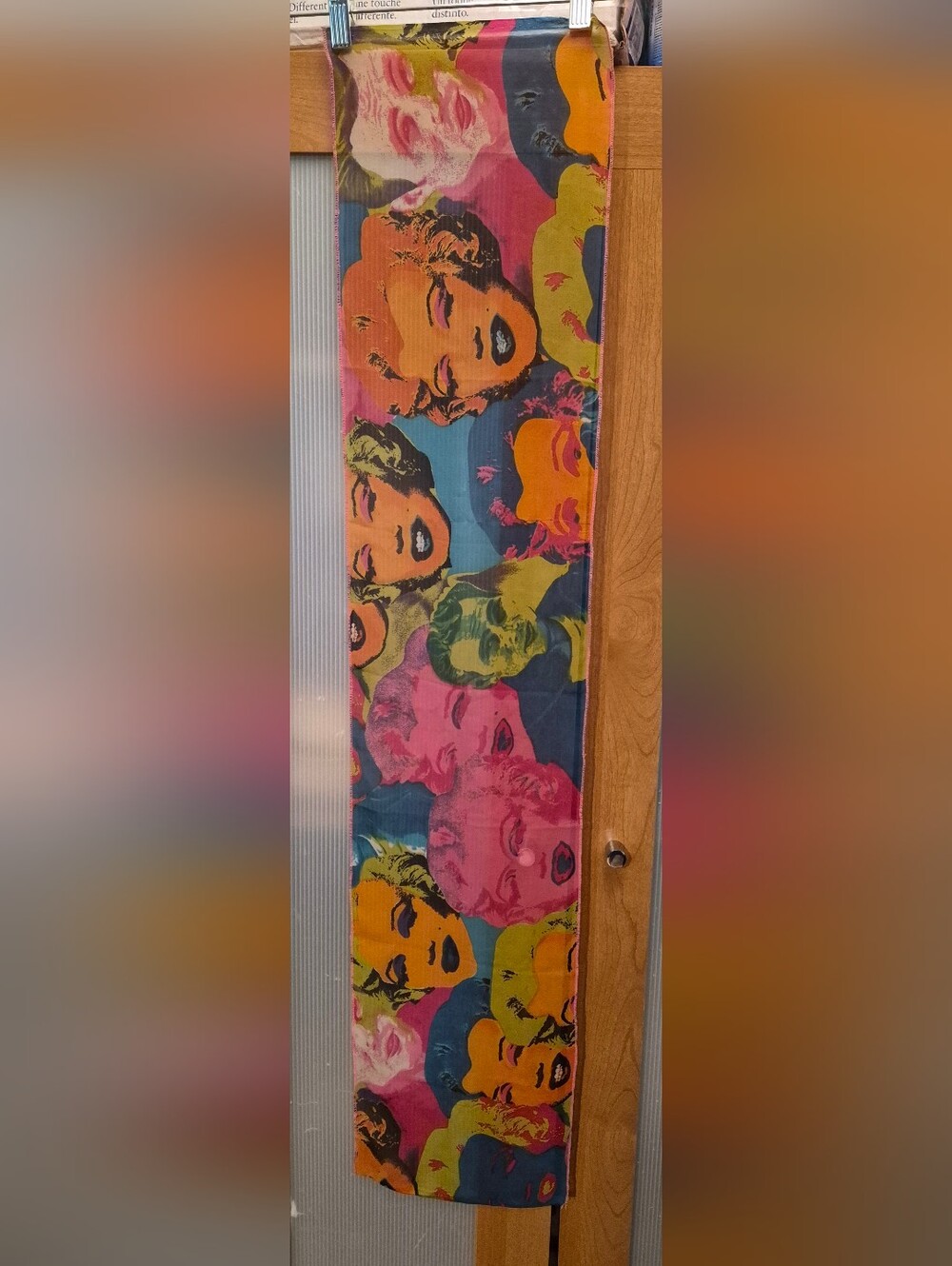 Marilyn Monroe & James Dean Pop Art Scarf